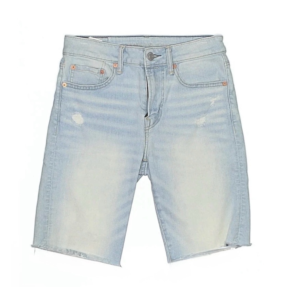 American Eagle Outfitters Men's Faded Blue Jean Shorts